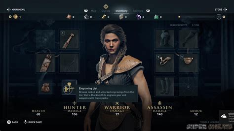 assassin's creed odyssey stats